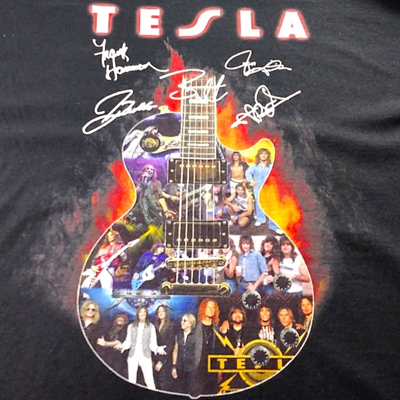 Gildan Other - Tesla Band Tee NWOT